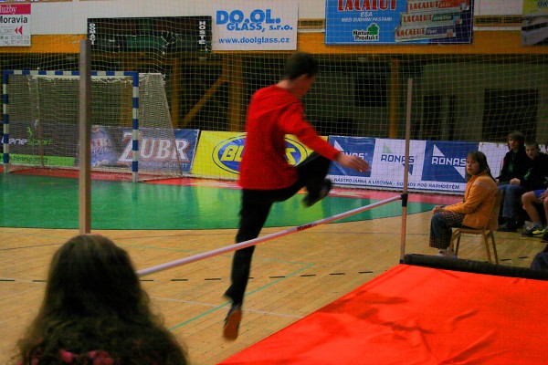 Vánoční laťka 2009 hala Zubří